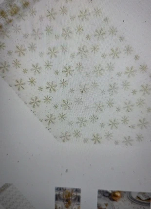 9 m chemin de table en organza avec des étoiles en or, marque: PartyDeco, état: Neuf avec étiquette, 5,00 €, 5,95 € Protection acheteurs (Pro) incluse