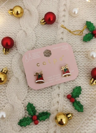 New! Festive Christmas Bell Earrings Stainless Steel Studs, marque: Calpe, état: Très bon état, 4,00 €, 4,90 € Protection acheteurs incluse