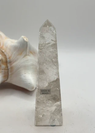 Bergkristal obelisk vol regenbogen, marque: Mineralogie, état: Neuf sans étiquette, 19,99 €, 21,69 € Protection acheteurs (Pro) incluse