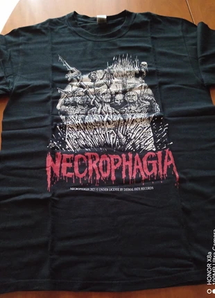 Necrophagia - Purity Through war shirt death metal, marke: Gildan, zustand: Neu, größe: M, 15,00 €, 16,45 € inklusive Vinted-Käuferschutz