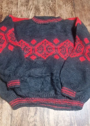 Pull d’hiver montagne / ski court | manches bouffantes | épais | taille L, état: Bon état, taille: L / 40 / 12, 18,00 €, 19,60 € Protection acheteurs incluse