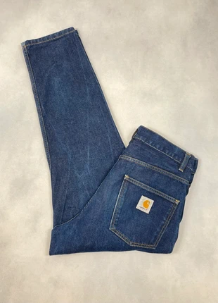 Jean Carhartt wip Bleu Marine Loose modèle Newel Pant 100% coton Workwear Denim - Taille M w30 #1823, marca: Carhartt, estado: Muito bom, tamanho: PT 40 | W30, €46.90, €49.95 inclui Proteção do Comprador Pro