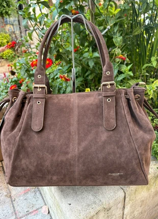 Sac à main velours marron a4 lacetflora, brand: Flora & Co, condition: Very good, €40.00, €42.70 includes Buyer Protection Pro