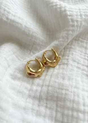 Boucles d'oreilles dorées neuves, merk: Creatrice, staat: Nieuw met prijskaartje, € 14,00, € 15,40 inclusief Kopersbescherming