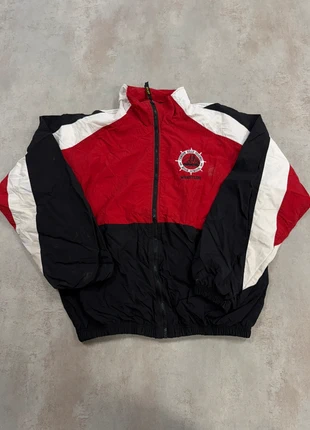 game sportswear coupe-vent wrestling vintage 90s – colorblock rouge/noir/blanc – taille M, merk: Vintage Dressing, staat: Heel goed, maat: M, € 30,00, € 32,20 inclusief Kopersbescherming