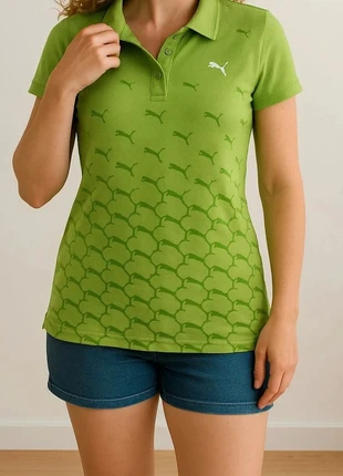 Polo Puma Femme Logo brodé motif nid d’abeilles Vert, Taille M 40– Très bon état, brand: Puma, condizioni: Ottime, taglia: M / IT 42 / EU 38, €10.00, €11.20 include la Protezione acquisti