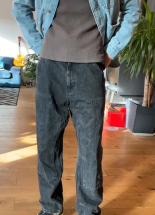 Pantalon Carhartt Double Knee noir – Taille 32 –, marca: Carhartt, estado: Bom, tamanho: PT 42 | W32, €50.00, €53.20 inclui Proteção do Comprador