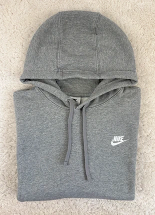 Sweat-shirt à capuche Nike club fleece - M - blanc gris, marca: Nike, estado: Novo sem etiquetas, tamanho: M / 38 / 10, €28.00, €30.10 inclui Proteção do Comprador Pro