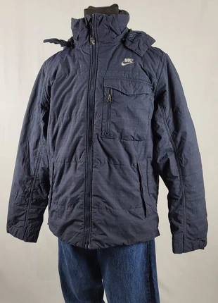 Veste Nike Sportswear M homme bleu capuche doudoune légère vintage défaut zip logo usé, marque: Nike, état: Bon état, taille: M, 19,00 €, 20,65 € Protection acheteurs (Pro) incluse