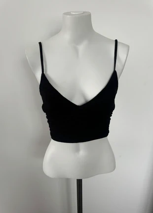 Top court à bretelle noir Bershka neuf avec étiquette taille M, marque: Bershka, état: Neuf avec étiquette, taille: M / 38 / 10, 7,00 €, 8,05 € Protection acheteurs incluse