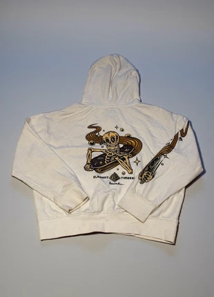 Element graphic hoodie white cropt, marque: y2k, état: Très bon état, taille: S / 36 / 8, 22,99 €, 24,84 € Protection acheteurs incluse