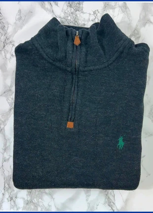 Pull 1/4 Zip Ralph Lauren Gris / Logo brodé Vert / Taille M Homme, marke: Ralph Lauren, zustand: Sehr gut, größe: M, 43,50 €, 46,38 € inklusive Vinted-Käuferschutz