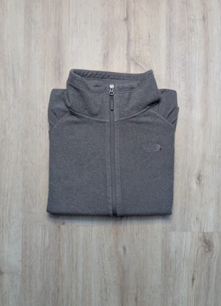 Polaire sans capuche full zip grise The North Face logo brodé gris - taille XL, brand: The North Face, condition: Very good, size: XL / 42 / 14, €25.00, €26.95 includes Buyer Protection