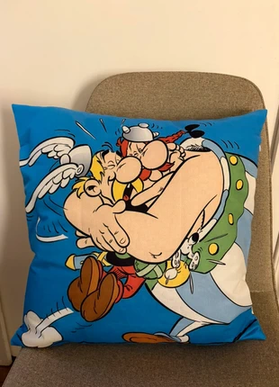 Housse de coussin Astérix et Obelix, estado: Muito bom, tamanho: 45 x 45 cm, €8.00, €9.10 inclui Proteção do Comprador Pro