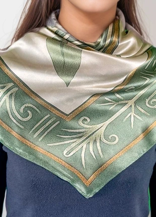 Foulard soie 88 cm – B’en, Le Roseau – Maya Tzolk’in | AKÅSA Biarritz, brand: AKASABiarritz, condition: New without tags, €49.90, €53.10 includes Buyer Protection Pro