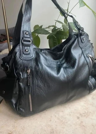 Vintage Style Large Capacity Shoulder Bag Black Hobo Bag Uni Bag, marque: Japan Style, état: Neuf sans étiquette, 40,00 €, 42,70 € Protection acheteurs (Pro) incluse