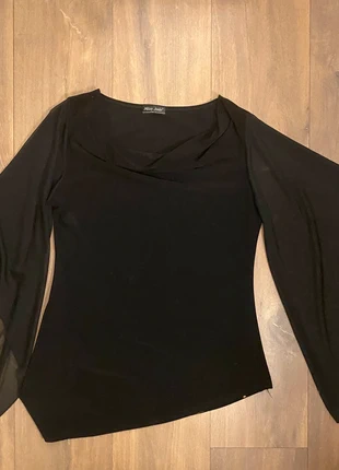Black Long Sleeve Miss Jade top, merk: Jade, staat: Heel goed, maat: M / 38 / 10, € 7,00, € 8,05 inclusief Kopersbescherming