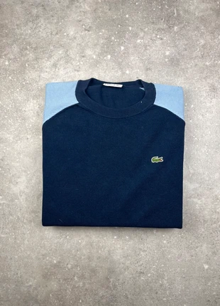 Pull À Col Rond Lacoste Taille XXL Homme Bleu Marine/ Blanc Logo Brodé Coton/Polyamide #LA152, brand: Lacoste, condition: Very good, size: XXL, €37.00, €39.55 includes Buyer Protection Pro