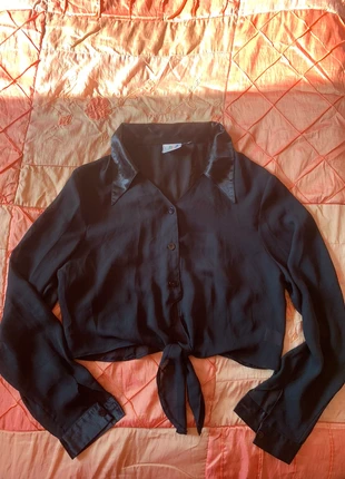 Camicia trasparente, nero, dark, y2k, coquette, brand: COQUETTE, condizioni: Ottime, taglia: L / IT 44 / EU 40, €9.00, €10.15 include la Protezione acquisti