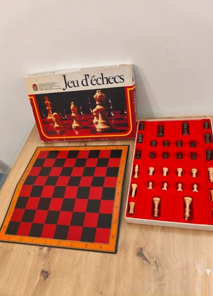 Jeu d'Échecs Classique - Échiquier Pliant et Pièces Vintage Dujardin, brand: Dujardin, condition: Good, €12.99, €14.34 includes Buyer Protection Pro