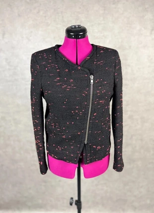 Beau blazer Sandro 38 - M noir chiné rouge, brand: Sandro, condition: Very good, size: M / 38 / 10, €29.00, €31.15 includes Buyer Protection Pro