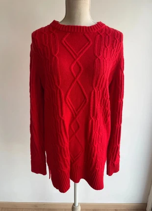 Pull rouge torsadé Lord & Taylor – Taille XL, brand: Lord & Taylor, condizioni: Ottime, taglia: XL / IT 46 / EU 42, €17.00, €18.55 include la Protezione acquisti
