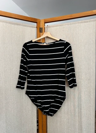 Body rayé H&M, brand: H&M, condition: Very good, size: L / 40 / 12, €5.00, €5.95 includes Buyer Protection