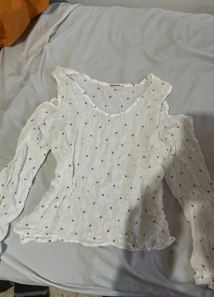 Blusa blanca de verano, marque: Brownie, état: Bon état, taille: S / 36 / 8, 4,00 €, 4,90 € Protection acheteurs incluse