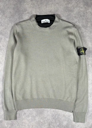 Crewneck Stone Island |Organic Cotton Fleece |Sweat-shirt ras-du-cou coupe regular Kaki Taille M, marque: Stone Island, état: Très bon état, taille: M, 88,90 €, 94,05 € Protection acheteurs incluse