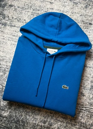 Pull à capuche Lacoste – Bleu – Taille XL – Très bon état (9/10), brand: Lacoste, condition: Very good, size: XL, €37.00, €39.55 includes Buyer Protection
