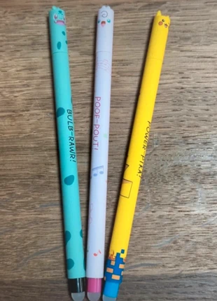 Lot de 3 stylos effaçables Pokémon – Pikachu, Carapuce & Rondoudou !, brand: Pokémon, condizioni: Ottime, €12.99, €14.34 include la Protezione acquisti