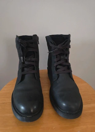 Sold Out Style! Clarks Black Leather Combat/Biker Ankle Boots. UK5.5 EU39, brand: Clarks, condition: Very good, size: 39, €48.00, €51.10 includes Buyer Protection