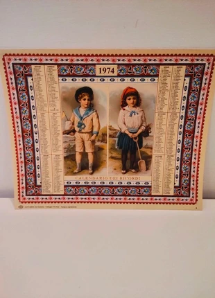 Calendario dei ricordi anno 1974 idea regalo, condizioni: Nuovo senza cartellino, €5.00, €5.95 include la Protezione acquisti