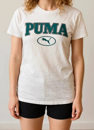 T-shirt Puma Femme Logo College Vintage, Blanc/Vert, Taille XS – Très bon état, marque: Puma, état: Très bon état, taille: XS / 34 / 6, 14,00 €, 15,40 € Protection acheteurs incluse