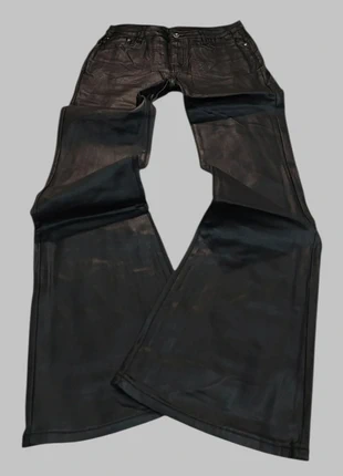 Pantaloni svasati in pelle y2k vintage Japan style faded low waist flared bootcut, marque: Japan Style, état: Très bon état, taille: XL / 42 / 14, 40,00 €, 42,70 € Protection acheteurs incluse