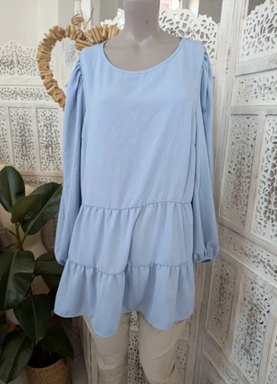 Robe tunique courte Dégriffés Taille 3XL Bleu clair fluide et tendance, brand: dégriffés, condition: Very good, size: XXXL / 46 / 18, €16.00, €17.50 includes Buyer Protection Pro