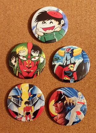Go Nagai 5 fridge Magnets, marque: Goldorak, état: Très bon état, 10,00 €, 11,20 € Protection acheteurs incluse