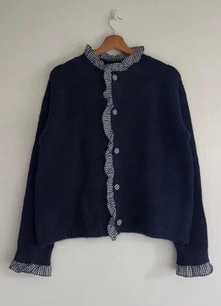Petunia · Cardigan élégant et douillet bleu, marke: sans marque, zustand: Sehr gut, größe: Einheitsgröße, 35,00 €, 37,45 € beinhaltet Vinted-Käuferschutz Pro