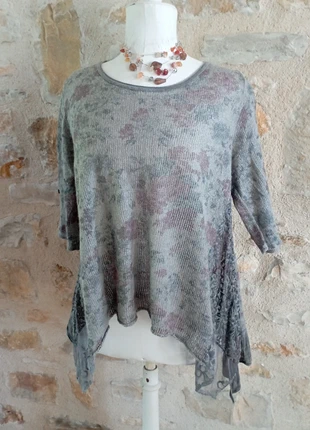 Pull maille fine 🩶🩷 taille 44/46, marque: pull fin, état: Très bon état, taille: XXL / 44 / 16, 10,50 €, 11,73 € Protection acheteurs incluse