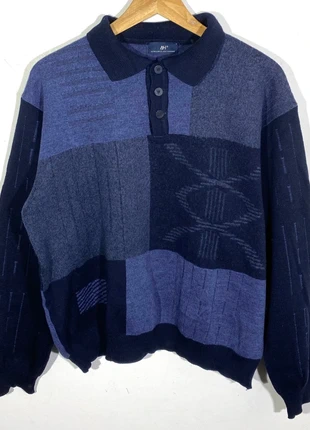 Pull Avec Col BCBG Graphique Vintage 90’s (Laine Mixte x Mérinos), marque: Vintage Dressing, état: Très bon état, taille: M, 32,00 €, 34,30 € Protection acheteurs incluse