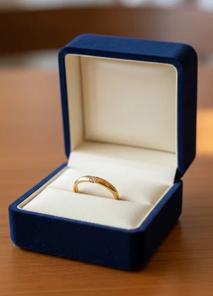 Alliance Dorée avec Petit Brillant – Chic & Discrète, marca: Boutique indépendante, estado: Novo sem etiquetas, tamanho: 17,7 mm Ø / 16, €10.00, €11.20 inclui Proteção do Comprador