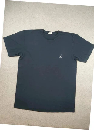 T-shirt coton manches courtes Nautica bleu marine logo voilier blanc brodé | M Homme, marque: Nautica, état: Très bon état, taille: M, 6,00 €, 7,00 € Protection acheteurs (Pro) incluse