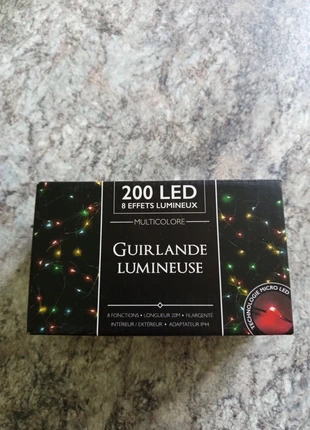 Guirlande lumineuse Multicolore 200 LED, marque: Lumineux, état: Neuf avec étiquette, 5,00 €, 5,95 € Protection acheteurs incluse