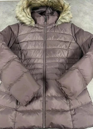 Calvin Klein doudoune taupe/violet poudré mi-longue – capuche chic & chaude M Code 206N, merk: Calvin Klein, staat: Heel goed, maat: M / 38 / 10, € 39,00, € 41,65 inclusief Kopersbescherming Pro