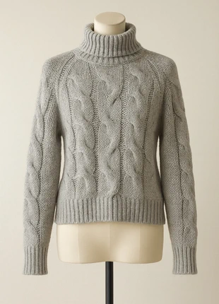 jersey de cuello alto gris, talla aprox M, marque: Local, état: Très bon état, taille: M / 38 / 10, 6,50 €, 7,53 € Protection acheteurs incluse