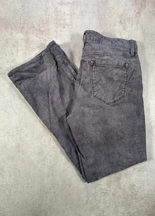 Pantalon Vintage En Velours Côtelé / Corduroy Ann Taylor gris denim droit taille 8P, marca: Vintage Dressing, estado: Muito bom, tamanho: L / 40 / 12, €9.00, €10.15 inclui Proteção do Comprador Pro