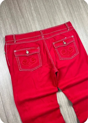 Jean Y2K Pants Brodé Sexy Couture Hip Hop Japan Style « True Religion » Slim Bootcut Vintage 90/00s, merk: Vintage Dressing, staat: Goed, maat: XL / 42 / 14, € 14,90, € 16,35 inclusief Kopersbescherming