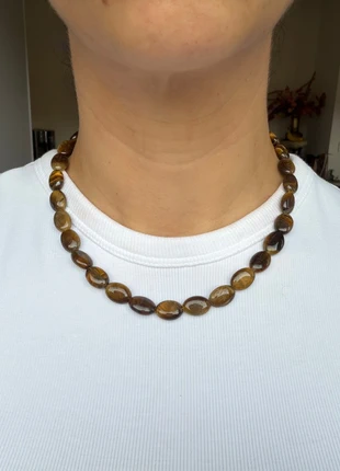 Tiger Eye Necklace, merk: Handgemaakt, staat: Nieuw zonder prijskaartje, € 24,95, € 26,90 inclusief Kopersbescherming