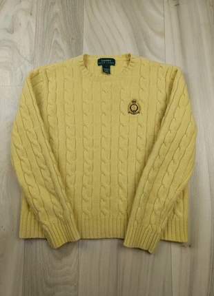 Pull en laine Ralph Lauren en maille torsadée taille L, élégance préppy et douceur premium, marke: Ralph Lauren, zustand: Sehr gut, größe: L / 40 / 12, 38,00 €, 40,60 € inklusive Vinted-Käuferschutz