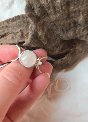 Bague Triple Lune en Quartz Rose – Ajustable, marque: Bague Triple Lune en Quartz Rose – Ajustable, état: Très bon état, taille: Ajustable, 10,90 €, 12,15 € Protection acheteurs incluse